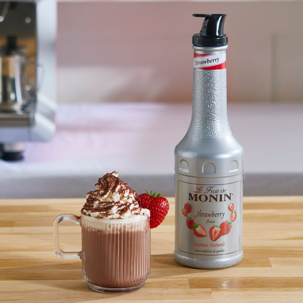 Monin Fruit Mix - Strawberry - 1L Plastic